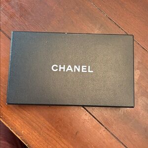 CHANEL BLACK LONG WALLET BOX in EXCELLENT CONDITION